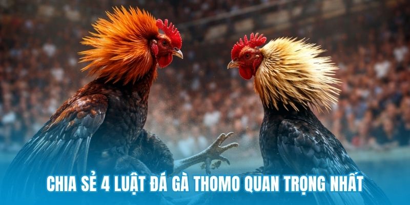 Chia sẻ 4 luật đá gà thomo quan trọng nhất