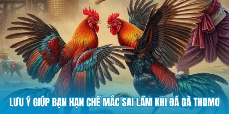 Lưu ý giúp bạn hạn chế mắc sai lầm khi đá gà thomo 